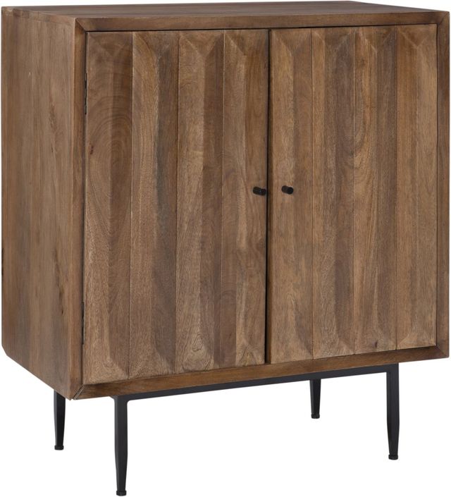 Powell® Kiefer Brown Mango Wood Cabinet-0