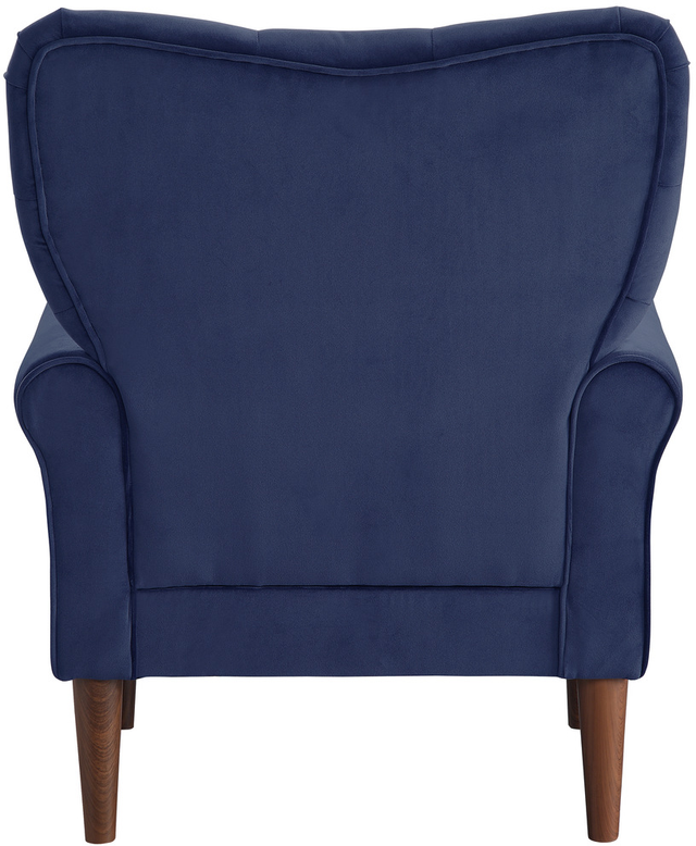 Mazin Furniture Kyrie Navy Blue Upholstered Accent Chair-3