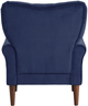 Mazin Furniture Kyrie Navy Blue Upholstered Accent Chair-3