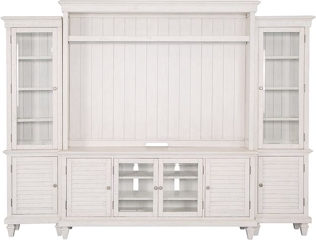 Magnussen Home® Newport Alabaster Entertainment Wall-1