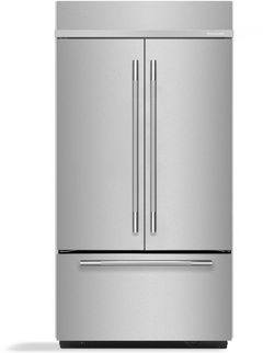 KitchenAid® 42" 24.2Cu. Ft. PrintShield™ Stainless Steel Built-In French Door Refrigerator 