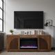 Legends Home Eclipse Bourbon Oak Fireplace Console-1