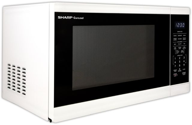 Sharp® 1.4 Cu. Ft. White Countertop Microwave-2