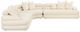 TOV Furniture Lulu 3-Piece Cream Left-Arm Facing Sectional-3