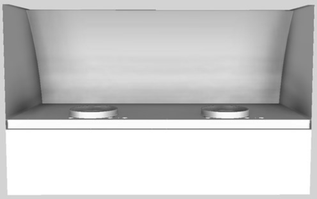 Vent-A-Hood® 48" White Wall Mounted Range Hood-3