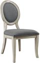 Furniture of America® Kathryn 2-Piece Antique White/Gray Side Chair Set-0