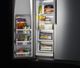 KitchenAid® 23.0 Cu. Ft. Counter Depth Side-By-Side Refrigerator-Monochromatic Stainless Steel-4