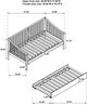 Coaster® Delgado Black Youth Twin Daybed with Trundle-2