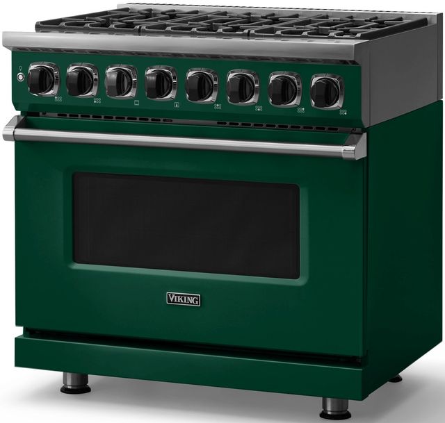 Viking® 7 Series 36" Ivy Pro Style Dual Fuel Range-3