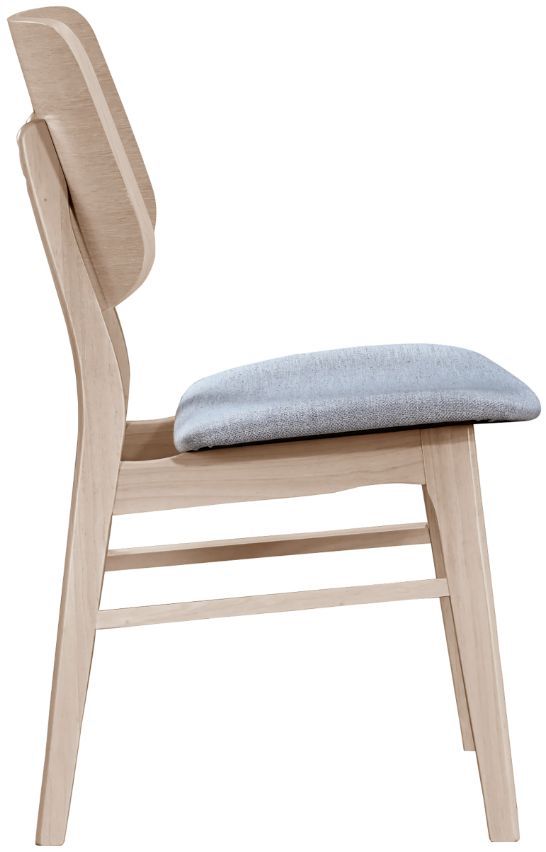 New Classic® Home Furnishings Oscar 2-Piece White Ash Dining Chair-3