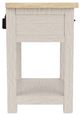 Riverside Furniture Glenndale Aged White/Wheat 2-Drawer Nightstand-3
