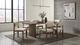 Coaster® Decker 7-Piece Cream/Walnut Dining Table Set-1