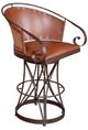 Horizon Home® Cantina Brown 24" Bar Stool-0