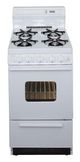 Premier Peerless 20" White Freestanding Gas Range-0