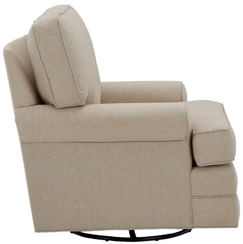 Craftmaster® Customizable Craftmaster Essentials 39" Swivel Glider Chair-2
