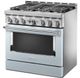 KitchenAid® 36" Misty Blue Smart Pro Style Gas Range-2