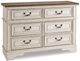Signature Design by Ashley® Realyn 3-Piece Chipped White Twin Panel Bed Set-2