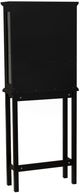Linon Scarsdale Black Space Saver Cabinet-5