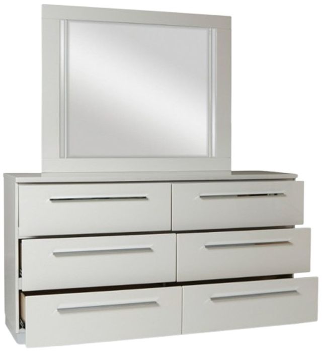 New Classic® Home Furnishings Sapphire White Dresser and Mirror Set-3