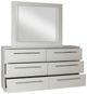 New Classic® Home Furnishings Sapphire White Dresser and Mirror Set-3
