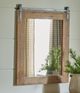 Signature Design by Ashley® Lanie Antique Brown Accent Mirror-4