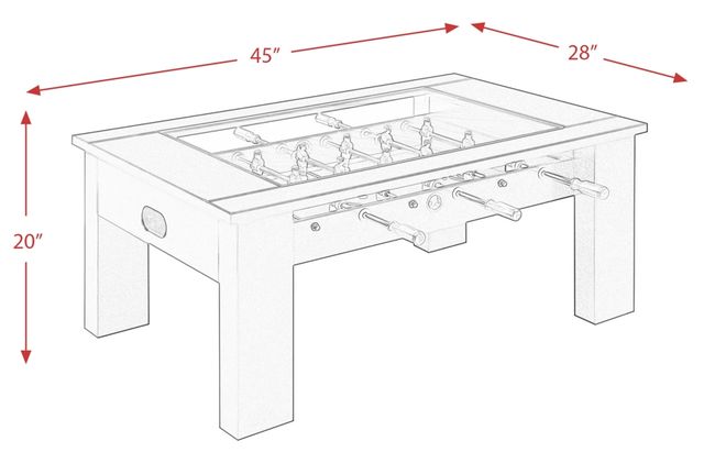 Elements International Giga Black Foosball Table-1
