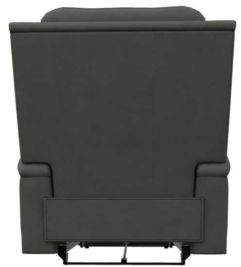 La-Z-Boy® Greyson Blue Grey Leather Manual Wall Recliner-3
