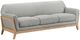 Coaster® Vaughn 2-Piece Gray Upholstered Flared Arm Sofa Set-1