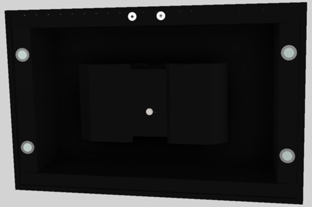 Vent-A-Hood® 42" Black Contemporary Island Range Hood-2