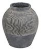 A & B Home Gray 17.3" Ceramic Pot-2