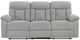 Homelegance® Jules Gray Double Manual Reclining Sofa-2