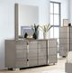 Furniture of America® Sinistra 4-Piece Light Taupe Queen Bedroom Set-4