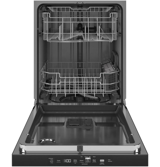 GE® Dry Boost™ 24" Fingerprint Resistant Stainless Top Control Built In Dishwasher-1
