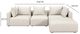 TOV Furniture Hangover 4-Piece Cream Modular Sectional-2