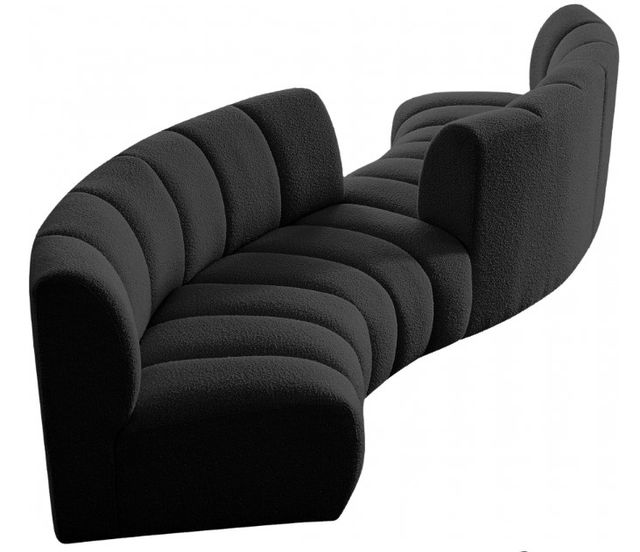 Meridian Furniture Infinity 4-Piece Black Modular Sectional Set-3
