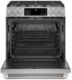 Café™ 30" Stainless Steel Smart Slide-In Dual Fuel Range with Warming Drawer-2