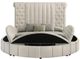 Coaster® Sonya Ivory Queen Upholstered Sleigh Storage Bed-3