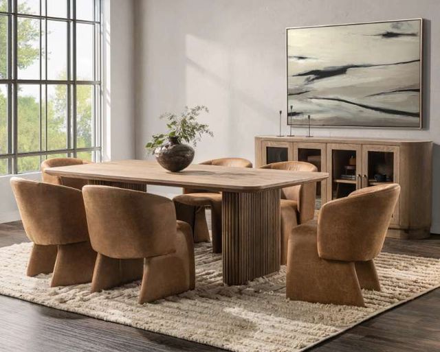 Classic Home Vander Tawny Brown Dining Table-1