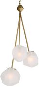 Uttermost® Geodesic Bronze 3-Light Pendant-4