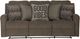 iAmerica Good Vibes Brown Manual Reclining Sofa-0