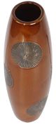 A & B Home Brown Boot Shape Vase-0
