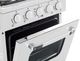 Unique Appliances 24" Marshmallow White Classic Retro Offgrid Freestanding Gas Range-4