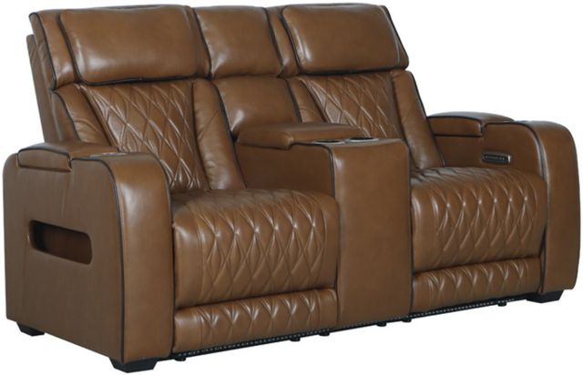 American Wholesale Furniture Opulence Carmel Power Reclining Loveseat-0