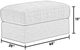 Jackson Furniture Lindsey Platinum/Snow Ottoman-4