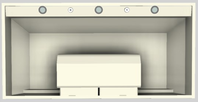 Vent-A-Hood® Designer Series 48" Biscuit Wall Mounted Range Hood-2