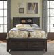 Liberty Furniture Thornwood Hills Rock Beaten Gray King Bookcase Bed-4