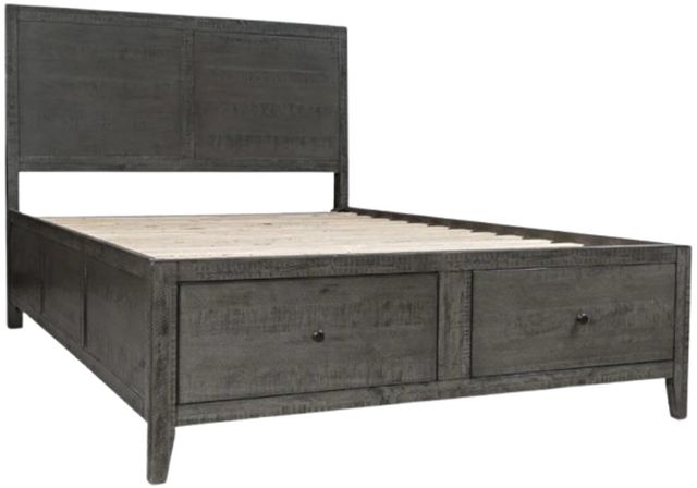 Jofran Inc. Maxton Stone Queen Panel Storage Bed-2