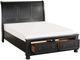 Homelegance® Laurelin Black California King Storage Sleigh Platform Bed-3
