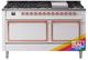 Ilve® Nostalgie II Noblesse 60'' Custom RAL Color Pro Style Dual Fuel Range with Copper Trim-0