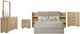 Coaster® Arielle 5-Piece Light Oak/Light Tan Queen Panel Bedroom Set-0